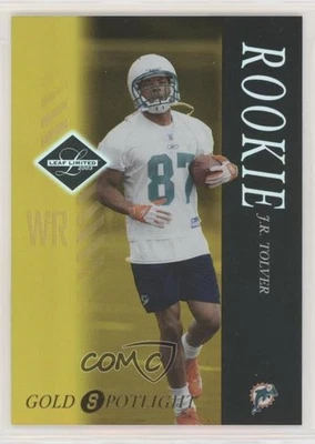 2003 Leaf Limited Rookie Gold Spotlight /25 JR Tolver #110 Rookie RC - Image 1 of 2