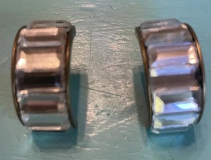 Chicos ATEMBERAUBENDE VINTAGE ÖSTERREICHISCHE KRISTALL OHRRINGE 1,25" - Bild 1 von 5