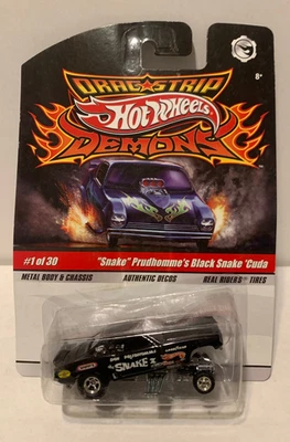 2009 风火轮 Drag Strip Demons "Snake" Prudhomme's Black Snake 'Cuda #1/30 — 第 1/3 张图片