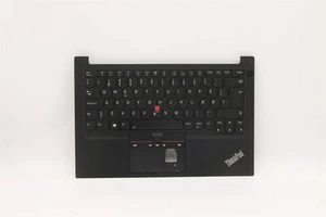 Lenovo ThinkPad E14 2 Keyboard Palmrest Top Cover Danish Black 5M11A34967 - Picture 1 of 1