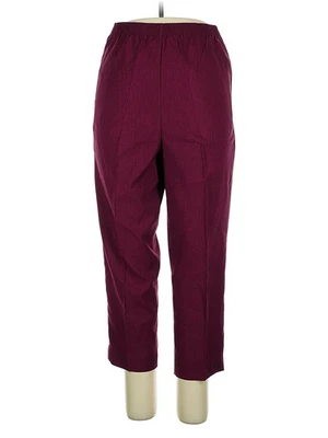 Allison Daley Women Red Casual Pants 16 - Image 1 of 4