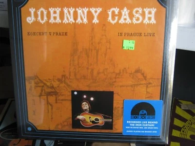JOHNNY CASH Koncert v Praze Live Prague RSD 2015 RED Vinyl Record LP SEALED - Image 1 of 3
