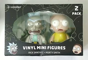 KIDROBOT Rick And Morty 2 Pack Vinyl Mini Figures - Picture 1 of 7