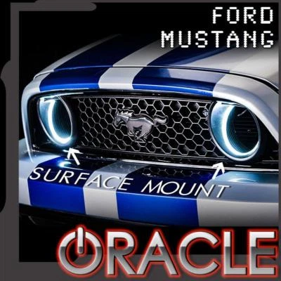 Mustang GT ORACLE 2010-2013 kit de halo de faros antiniebla blanco montaje en superficie 1334-001 Foto 1 de 4