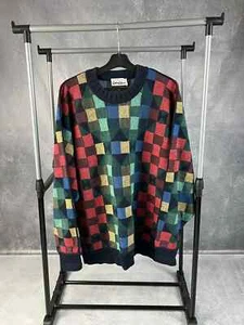 Vintage Carlo Colucci multicolour knit sweater size medium - Picture 1 of 13