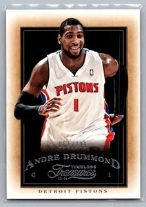 2013-14 Panini Timeless Treasures Andre Drummond #16 Detroit Pistons #/299 - Picture 1 of 2