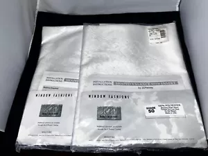 2pk vintage jc penney home collection valance with insert 78x30 Paisley Floral - Picture 1 of 8