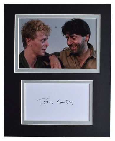 Tom Conti Signed Autograph 10x8 photo display Film David Bowie Mr Lawrence COA Cover