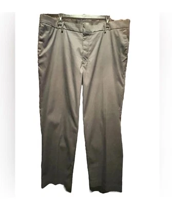 Dockers Pants Men' Pleated Gray Classic Fit Iron Free 74%Cotton in Size 42”x32” - Image 1 of 4