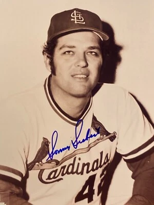 Foto vintage firmada a mano de Sonny Siebert 8x10 - Cardenales de San Luis - MLB Foto 1 de 4