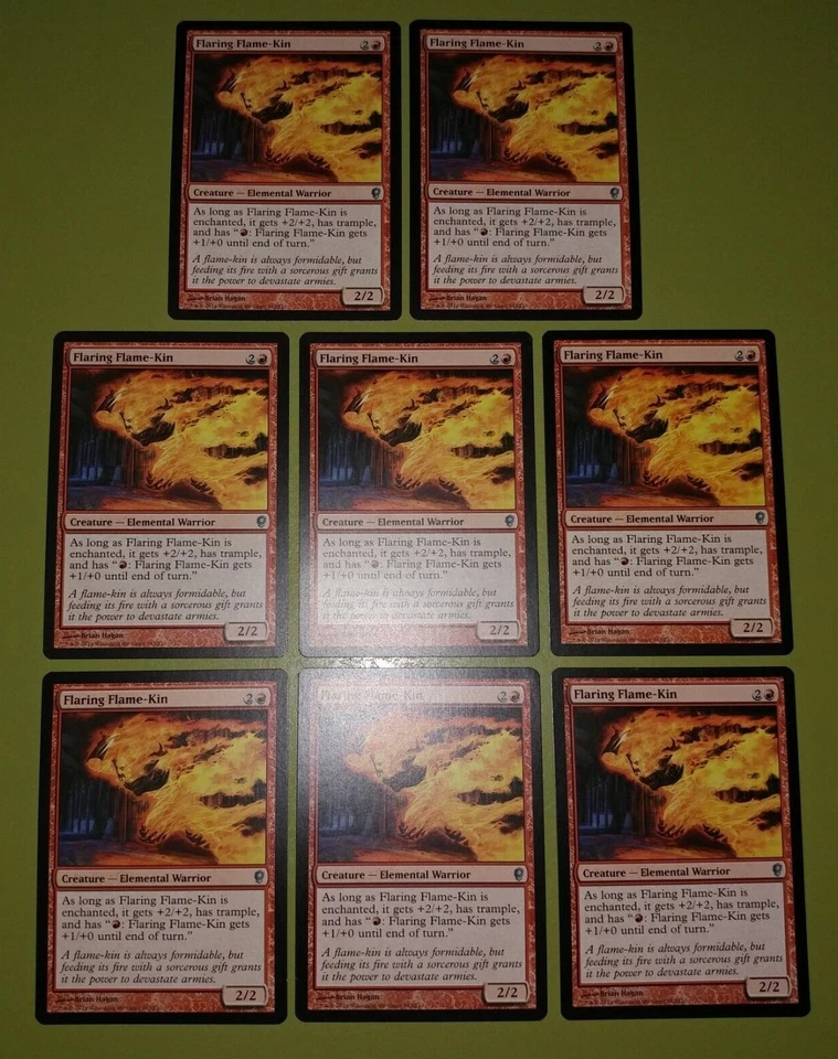 8 Flaring Flame-Kin Conspiracy Magic the Gathering MTG 8 - Image 1 of 1