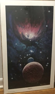 NEBULOSA NIGHTHAWK KIM POOR SPACE ART 26x16 FIRMADO NUMERADO 39/950 - Imagen 1 de 8