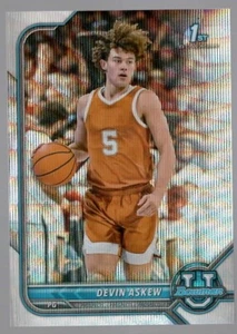 2022 Devin Askew Bowman U Draft Picks Basketball Silver Wave /100 #25 - Picture 1 of 2