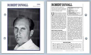 Robert Duvall - 1960's Atlas Editions Movie Star Card - Picture 1 of 1