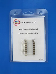 1968 Bally Dogies Pinball Machine EM Fuse Kit - 10 Fuses - Picture 1 of 2