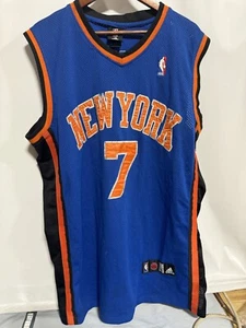 ADIDAS / NEW YORK KNICKS / CARMELO ANTHONY Embroidered Mens 56 Jersey Rare - Picture 1 of 8