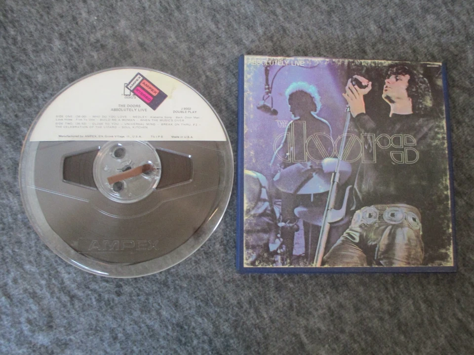 DOORS – ABSOLUTELY LIVE - 1970 REEL R2R DOUBLE PLAY  7 ½ IPS ELEKTRA Foto 1 de 4