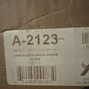 2003-2012 Land Rover Range Rover L322 Suspension Air Spring Front Left Arnott - Picture 1 of 1