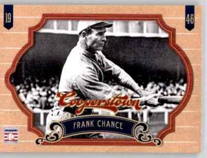 2012 Cooperstown Frank Chance MLB tarjeta base PWE HOF Yankees Cubs #35 - Imagen 1 de 2