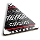 Triangle MDF Coaster Nurburgring Circuit Racing Flag #61151