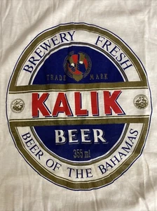 New True Vintage Kalik Beer T Shirt XL White - Picture 1 of 6