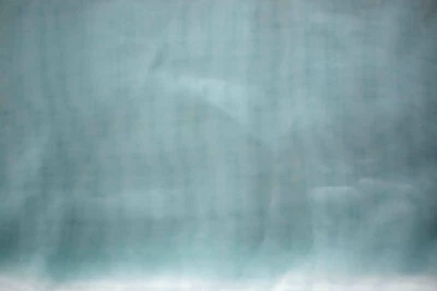 AQUA  SOLID  SHEER  POLYESTER  FABRIC  4  YARDS - Image 1 of 3
