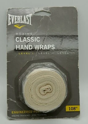 Everlast Sports Level 1 Classic Hand Wraps Boxing MMA Training NIP New #4455P - Image 1 of 4