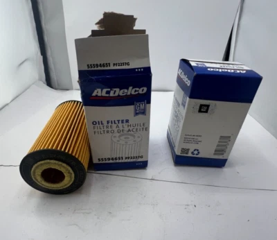 (CANTIDAD 2) Filtro de aceite de motor ACDelco PF2257G para 08-21 Chevrolet Cruze Colorado Foto 1 de 4