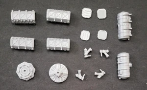 Manufactorum Crates, Silos Legions Imperialis Terrain Adeptus Titanicus Scenery - Picture 1 of 1