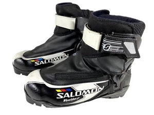 Salomon Kids Skiathlon Cross Country Ski Boots Size EU34 US2.5 SNS Pilot S107 - Picture 1 of 7