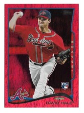 2014 Topps Red Foil #363 David Hale RC Braves