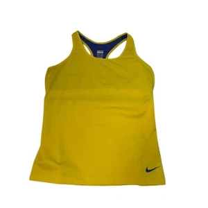 Nike Pro Dri-Fit Compression Tank Top XL Yellow & Blue - Picture 1 of 6