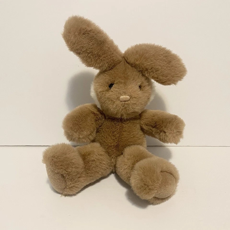 Gund Bunky Bunny Rabbit Plush Brown White 1988 Stuffed Animal Toy 11” Vintage - Image 1 of 4