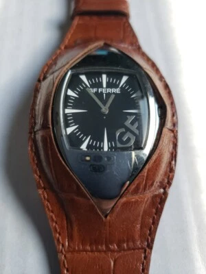 GF Ferre Swiss Made Eyeball Ladies Watch/MSRP $699.99 New Battery Read  - Image 1 of 4