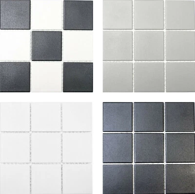 MOSAIK-NETZWERK Keramik Mosaik Bodenfliesen BAD Rutschhemmend Rutschfest Duschboden ebenerdig