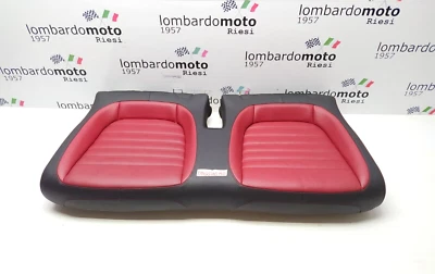 Sedile Seduta 4 Quattro Posti Pelle Rosso Posteriore VW MAGGIOLINO TURBO BEETLE - Immagine 1 di 4