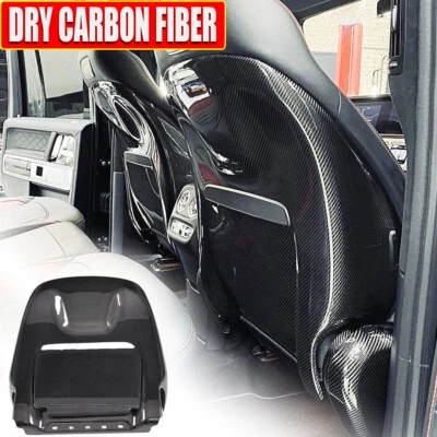 Cubierta trasera de asiento de fibra de carbono seca para Benz Clase G W463 W464 G500 G550 G63 19+ Foto 1 de 4