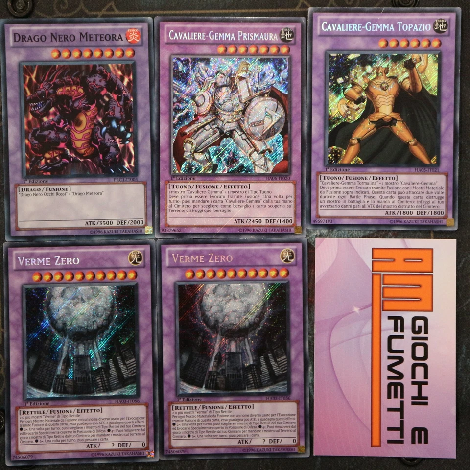 LOTTO FUSIONE in italiano YUGIOH rara MISTE yu-gi-oh! UN AFFARE - Immagine 1 di 1