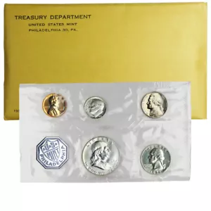 1956 U.S. Mint Proof Set Not Sealed... - Picture 1 of 3