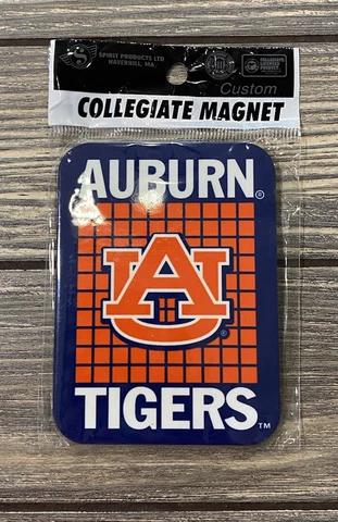 Spirit Products NCAA Auburn Tigers Collegiate Quincy Rectangular Magnet Cover