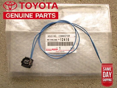 08 - 21 TOYOTA LAND CRUISER 2 PIN AMBIENT TEMPERATURE SENSOR PIGTAIL CONNECTOR - Image 1 of 4