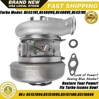 Turbocharger For 2000-2025 Volvo VNL Mack MP8 13.0L Billet Wheel 85151094 A+ - Изображение 1 из 4
