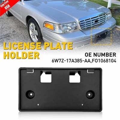 NEW FRONT LICENSE PLATE TAG BRACKET HOLDER FOR 1998-2011 FORD CROWN VICTORIA VIC — 第 1/4 张图片