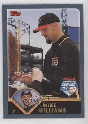 2003 Topps Opening Day Mike Williams #67 - Image 1 of 2