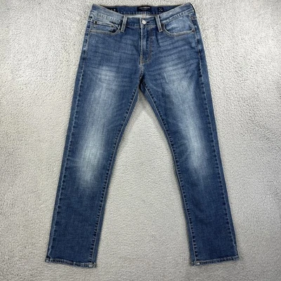 Lucky Brand Jeans Mens 30x30 Blue Denim Pants 410 Athletic Slim Stretch Whisker - Image 1 of 4