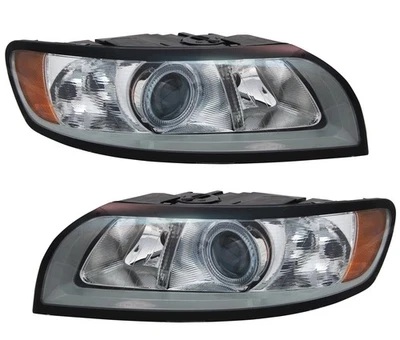 Scheinwerfer Set für Volvo S40 II MS H7 / H9 Volvo V50 Motor LWR Grau - Bild 1 von 4