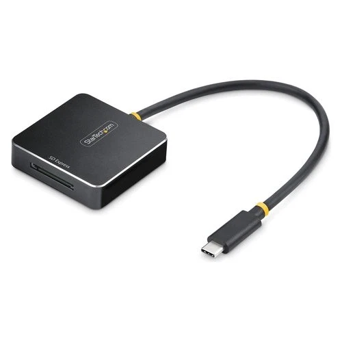 Lettore di Schede Esterno Startech 1B-USB-C-SDE-ADAPTER Nero