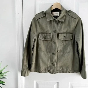 Universal Thread Button Front Lightweight Utility Jacket in Green Sz XS - Picture 1 of 7