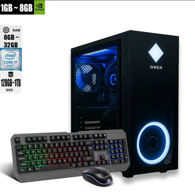 Gaming PC Desktop Computer i7 , Up to 32GB RAM, 1TB SSD NVIDIA Windows 11, WiFi6 - Image 1 of 4