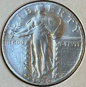 1930-S Standing Liberty Quarter ***HIGH VF BEAUTY !*** - Picture 1 of 5